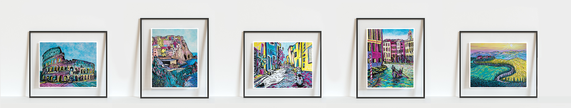 DISCOUNTED 8X10 OR 11X14 Art Prints of  Italy